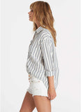 Billabong Women's Easy Moves Stripe Buttondown Top | Capri
