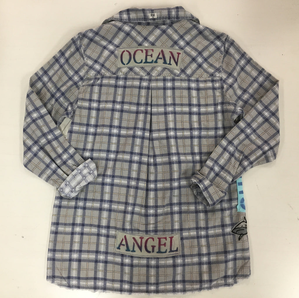 MOJO MEDICINE ONE OF A KIND Ocean Angel Patchwork Flannel (Billabong)