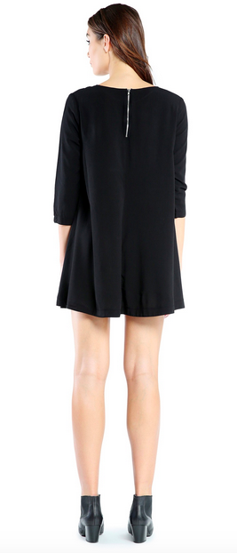 Michael Stars Rayon 3/4 Sleeve Mini Dress | SALE