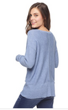 Splendid Whitney Sweater Pullover | Chambray | Sale