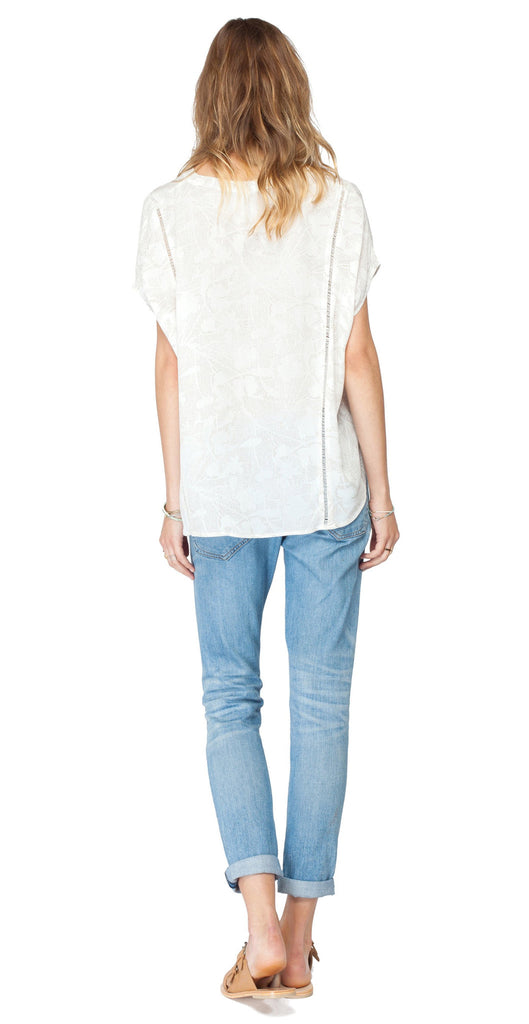 Gentle Fawn Idyll Top | White Floral