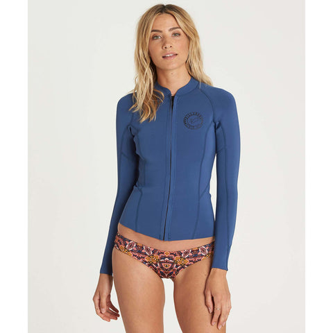 Billabong Women's Surf Capsule Peeky Zip Up Wetsuit Jacket | Seaside