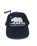 REPUBLIC OF MALIBU Trucker Hat by PCA | Navy | Baby Blue | Teal | Pink | Maroon