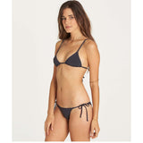 Billabong Women's Sol Searcher Tiny Tri Bikini Top | Black Sands