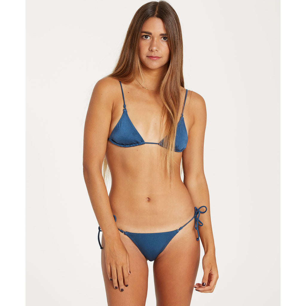 Billabong Women's Sol Searcher Tiny Tri Bikini Top | Blue Bayou