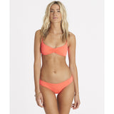 Billabong Women's Sol Searcher Crossback Bikini Top | Horizon Red